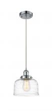 Innovations Lighting 916-1P-PC-G713-LED - Bell - 1 Light - 8 inch - Polished Chrome - Cord hung - Mini Pendant