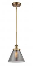 Innovations Lighting 916-1S-BB-G43-LED - Cone - 1 Light - 8 inch - Brushed Brass - Mini Pendant