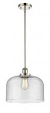  916-1S-PN-G74-L - Bell - 1 Light - 12 inch - Polished Nickel - Mini Pendant