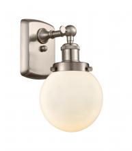 Innovations Lighting 916-1W-SN-G201-6-LED - Beacon - 1 Light - 6 inch - Brushed Satin Nickel - Sconce