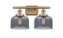 Innovations Lighting 916-2W-BB-G73-LED - Bell - 2 Light - 18 inch - Brushed Brass - Bath Vanity Light