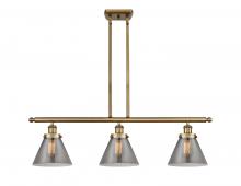 Innovations Lighting 916-3I-BB-G43-LED - Cone - 3 Light - 36 inch - Brushed Brass - Stem Hung - Island Light