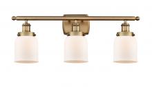 Innovations Lighting 916-3W-BB-G51-LED - Bell - 3 Light - 26 inch - Brushed Brass - Bath Vanity Light