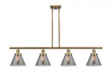 Innovations Lighting 916-4I-BB-G43-LED - Cone - 4 Light - 48 inch - Brushed Brass - Stem Hung - Island Light