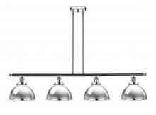 Innovations Lighting 916-4I-PC-MFD-10-PC-LED - Derby - 4 Light - 48 inch - Polished Chrome - Stem Hung - Island Light