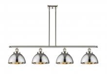 Innovations Lighting 916-4I-PN-MFD-10-PN-LED - Derby - 4 Light - 48 inch - Polished Nickel - Stem Hung - Island Light