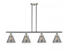 Innovations Lighting 916-4I-SN-G43-LED - Cone - 4 Light - 48 inch - Brushed Satin Nickel - Stem Hung - Island Light