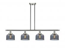 Innovations Lighting 916-4I-SN-G73-LED - Bell - 4 Light - 48 inch - Brushed Satin Nickel - Stem Hung - Island Light