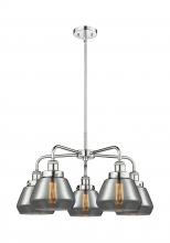 Innovations Lighting 916-5CR-PC-G173 - Fulton - 5 Light - 26 inch - Polished Chrome - Chandelier