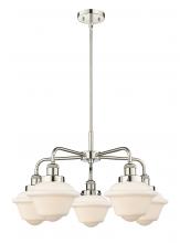 Innovations Lighting 916-5CR-PN-G531 - Oxford - 5 Light - 26 inch - Polished Nickel - Chandelier