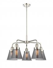 Innovations Lighting 916-5CR-PN-G63 - Cone - 5 Light - 25 inch - Polished Nickel - Chandelier