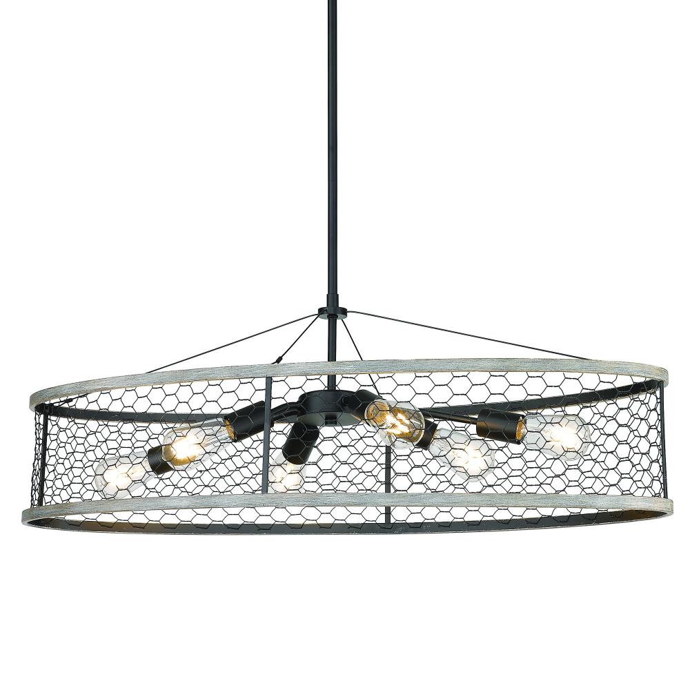 Bailey Linear Pendant in Matte Black