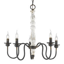 Golden 0857-5 ABI - Astoria 5 Light Chandelier