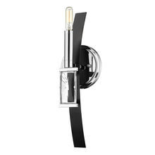 Golden 1374-1W CH-BLK - Ariana 1 Light Wall Sconce