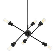 Golden 1945-6 BLK - Axel 6 Light Chandelier