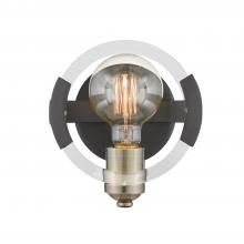 Golden 2635-1W BLK-AB - Amari 1 Light Wall Sconce