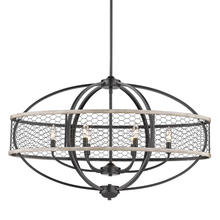 Golden 3170-LP BLK-CW - Roost Linear Pendant