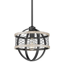 Golden 3170-M1L BLK-CW - Roost Mini Pendant