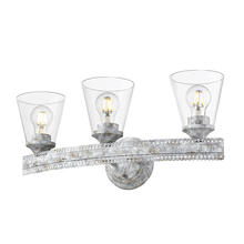 Golden 7856-BA3 OY-CLR - Ferris 3 Light Bath Vanity