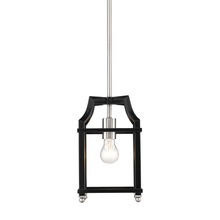 Golden 8401-M1L PW-BLK - Leighton Mini Pendant