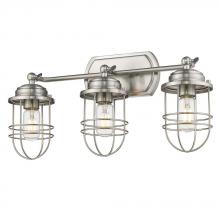 Golden 9808-OFM NB-SD - Seaport Outdoor Flush Mount in Natural Black