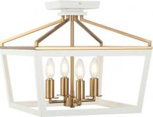 Matteo Lighting X67004WHAG - Mavonshire Ceiling Mount