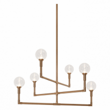 Matteo Lighting C64806AGCL - Candlestix Chandelier