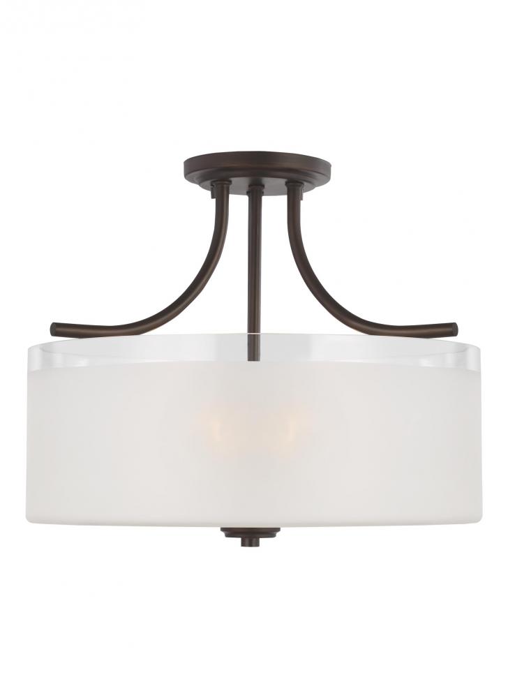 Norwood Three Light Semi-Flush Mount