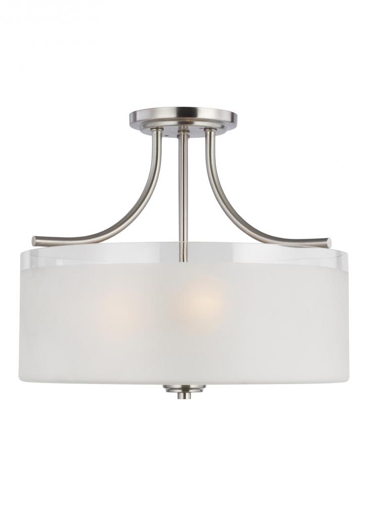 Norwood Three Light Semi-Flush Mount