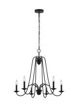 Generation Lighting F3205/6AF - Six Light Chandelier