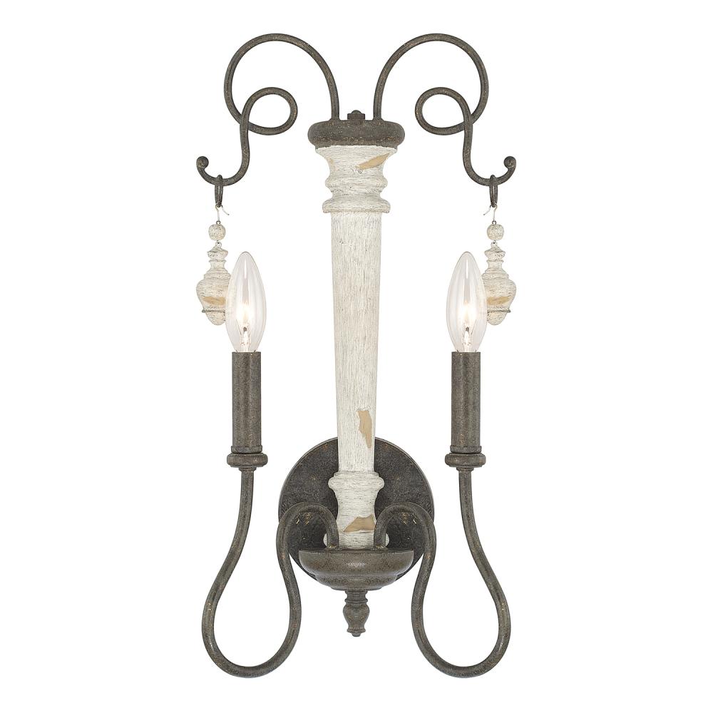 2 Light Sconce