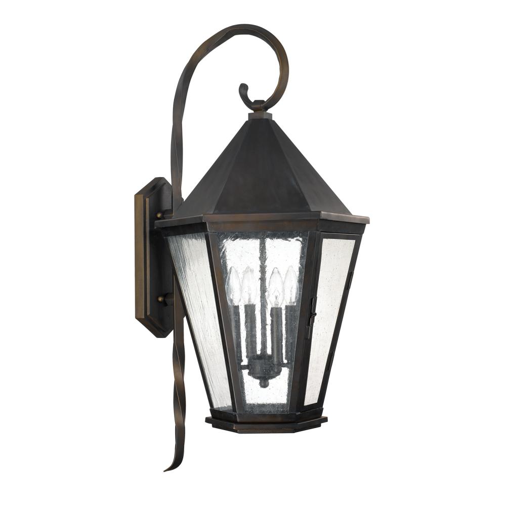 4 Light Outdoor Wall Lantern