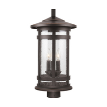  935533OZ - 3 Light Outdoor Post Lantern