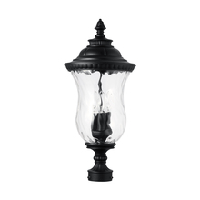 Capital 939832BK - 3 Light Outdoor Post Mount