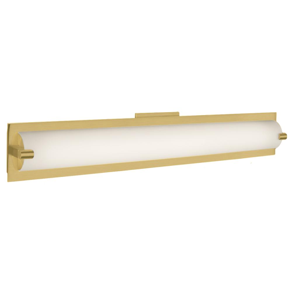 Lighthouse 26-in Brushed Gold LED Vanity