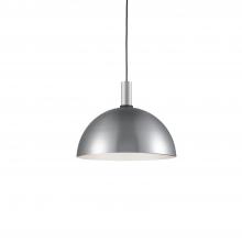 Kuzco Lighting 492316-BN/BK - Archibald 16-in Brushed Nickel With Black Detail 1 Light Pendant