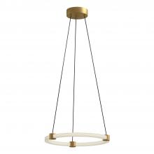  PD24716-BG - Bruni 16-in Brushed Gold LED Pendant