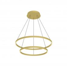 Kuzco Lighting CH87232-BG - Cerchio 32-in Brushed Gold LED Chandeliers