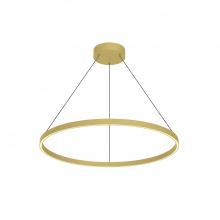 Kuzco Lighting PD87132-BG - Cerchio 32-in Brushed Gold LED Pendant