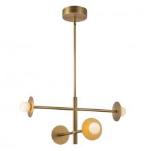 Kuzco Lighting CH15504-BG-UNV - Elixir 22-in Brushed Gold LED Chandelier