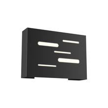 Kuzco Lighting EW37206-BK - DYNAMO ACRYLIC EXTERIOR WALL BLACK 10W, 120VAC WITH LED DRIVER, 3000K, 90CRI