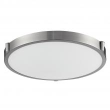 Kuzco Lighting 501122-LED-5CCT - Floyd 17-in Brushed Nickel LED Flush Mount