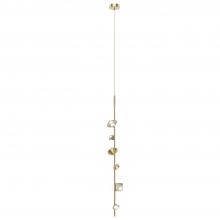 Kuzco Lighting PD50852-BG - Geode 52-in Brushed Gold LED Pendant