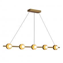 Kuzco Lighting LP15548-BG-UNV - Elixir 48-in Brushed Gold LED Linear Pendant