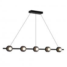 Kuzco Lighting LP15548-BK-UNV - Elixir 48-in Black LED Linear Pendant