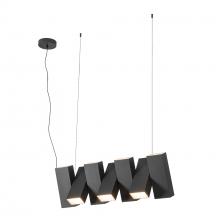 Kuzco Lighting LP17435-BK-UNV - Domino 35-in Black LED Linear Pendant