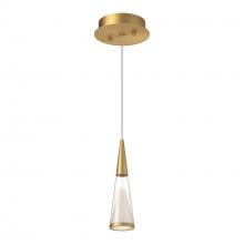 Kuzco Lighting 402401BG-LED - Malabar 3-in Brushed Gold LED Pendant