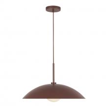 Kuzco Lighting PD56019-BGD - Regent 19-in Burgundy Socket Pendant