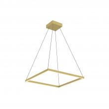 Kuzco Lighting PD88124-BG - Piazza 24-in Brushed Gold LED Pendant