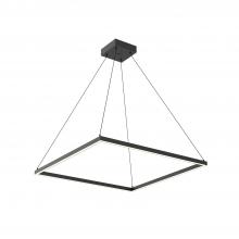 Kuzco Lighting PD88132-BK - Piazza 32-in Black LED Pendant